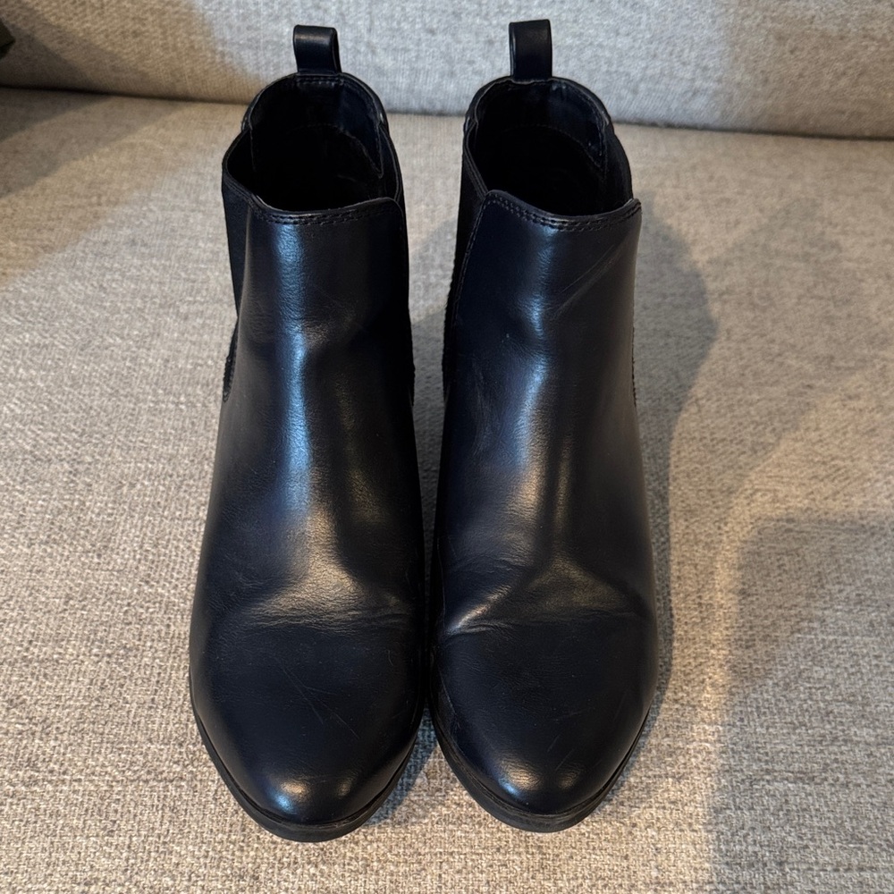 a new day Black Ankle Boots